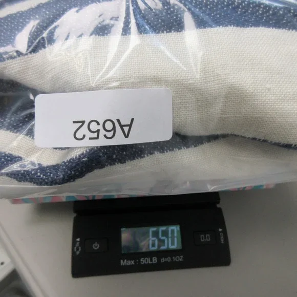 Smythe Women's Duchess 100% Linen *Stain Striped Blazer Nautical Size 12 - Picture 16 of 16